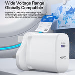 Set caricabatterie rapido Yesido YC153 PD35W a porta singola USB-C/Type-C con cavo da Type-C a Type-C., YC153