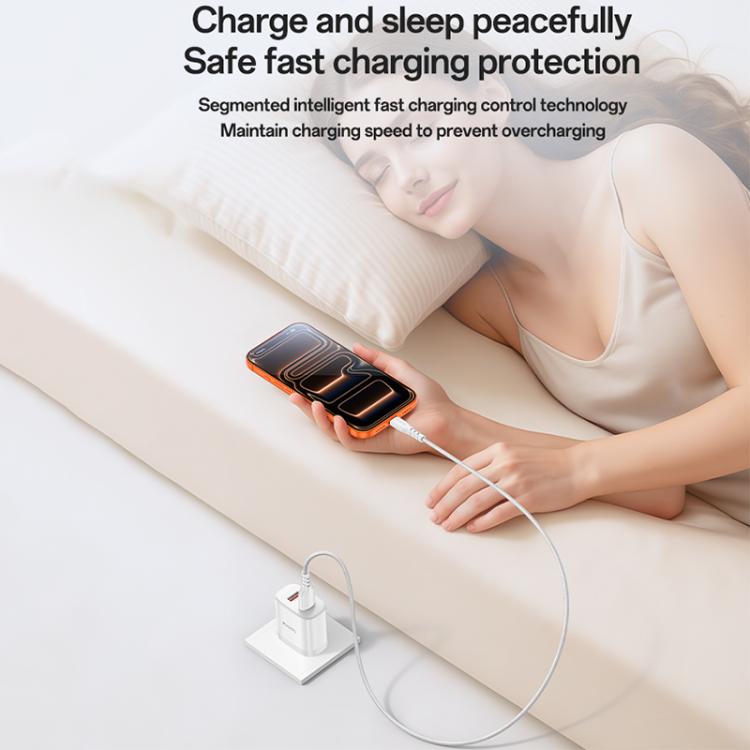 Set caricabatterie Yesido YC17U da 12 W 2,4 A con doppia porta USB e cavo dati da USB a Type-C da 1 m., YC17U
