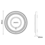 Caricabatterie wireless magnetico da tavolo Yesido DS39 da 15 W, DS39