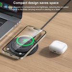 Caricabatterie wireless magnetico da tavolo Yesido DS39 da 15 W, DS39