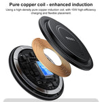 Caricabatterie wireless magnetico da tavolo Yesido DS39 da 15 W, DS39