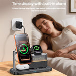 Stazione di ricarica wireless magnetica multifunzione 6 in 1 Yesido DS37 da 25 W, DS37