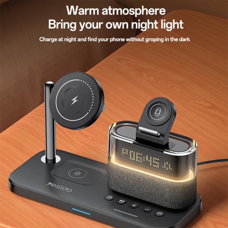 Stazione di ricarica wireless magnetica multifunzione 6 in 1 Yesido DS37 da 25 W, DS37