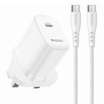 Set caricabatterie Yesido YC151 PD20W Type-C con cavo dati da Type-C a Type-C da 1 m, YC151