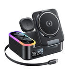 Stazione di ricarica wireless magnetica Yesido DS38 da 65 W 8 in 1 con cavo telescopico, DS38