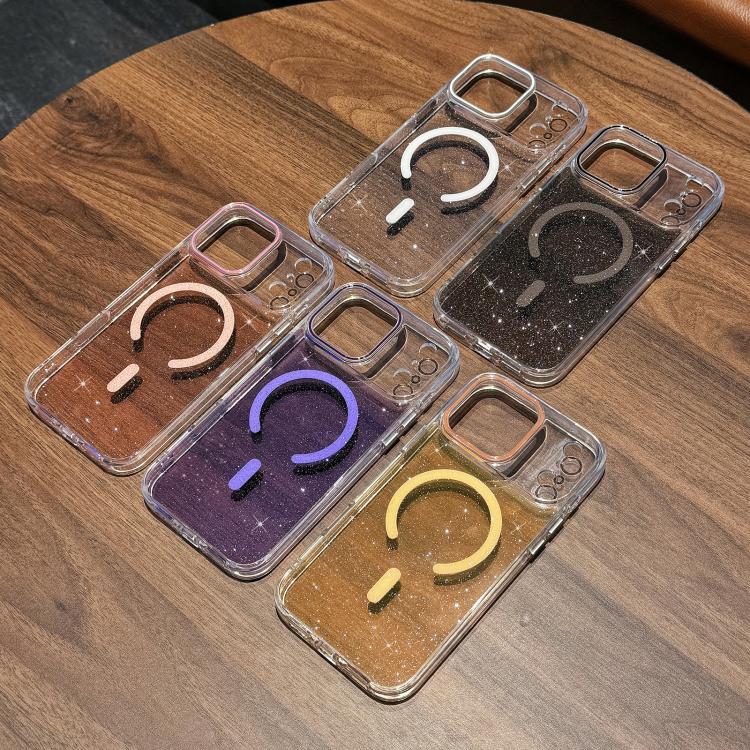 Custodia magnetica per telefono in acrilico effetto cristallo scintillante, For iPhone 18 Pro, For iPhone 18 Pro Max, For iPhone 17 Pro Max, For iPhone 17 Pro