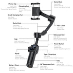 Yesido SF32 Pro Gimbal 3 Assi Telescopico per Smartphone