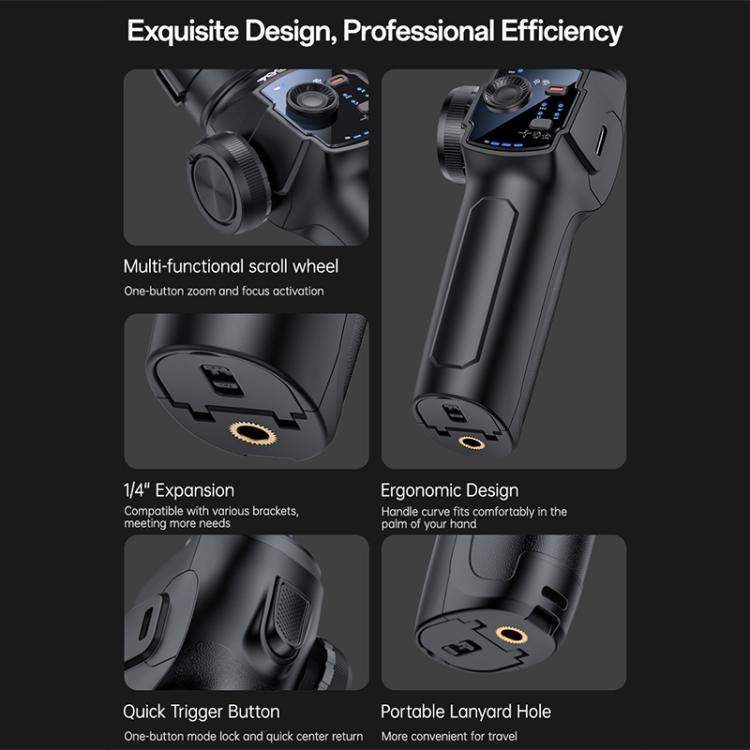 Yesido SF32 Telescopic 3-Axis Gimbal Selfie Stick, SF32