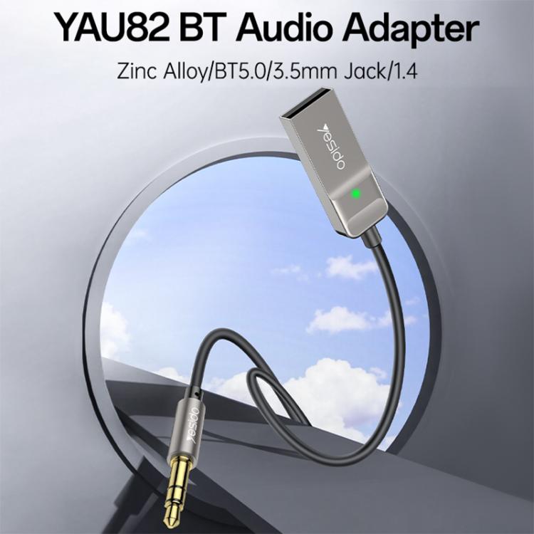Adattatore Bluetooth 5.0 per auto con ingresso AUX 3,5 mm
