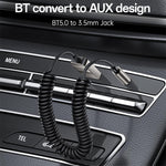 Adattatore Bluetooth 5.0 per auto con ingresso AUX 3,5 mm