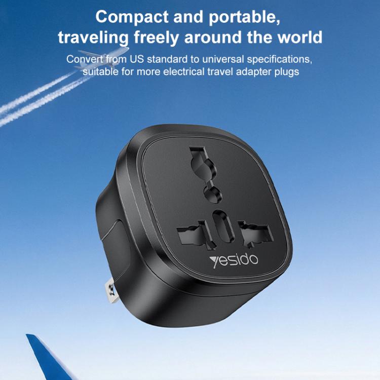 Adattatore universale viaggio Yesido MC45 spina USA/AU