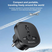 Adattatore universale da viaggio Yesido MC44 con spina europea., MC44