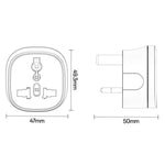 Adattatore universale da viaggio Yesido MC43 con spina UK