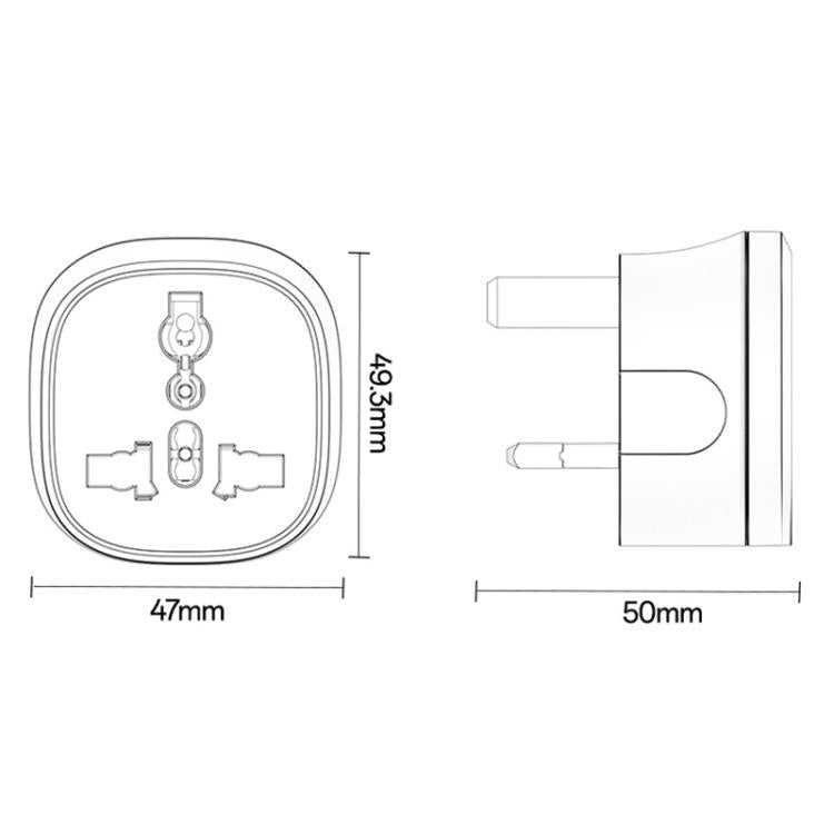Adattatore universale da viaggio Yesido MC43 con spina UK