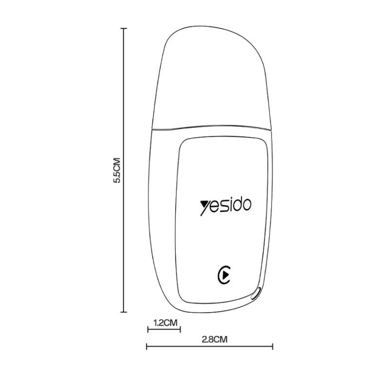 Convertitore wireless CarPlay Yesido KM29 da cablato