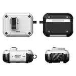 Custodia protettiva per auricolari con chiusura magnetica a scomparsa automatica e supporto integrato., For AirPods Pro 3, For AirPods 4