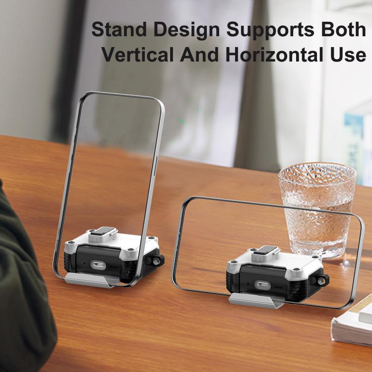 Custodia protettiva per auricolari con chiusura magnetica a scomparsa automatica e supporto integrato., For AirPods Pro 3, For AirPods 4