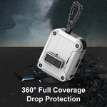 Custodia protettiva per auricolari con chiusura magnetica a scomparsa automatica e supporto integrato., For AirPods Pro 3, For AirPods 4
