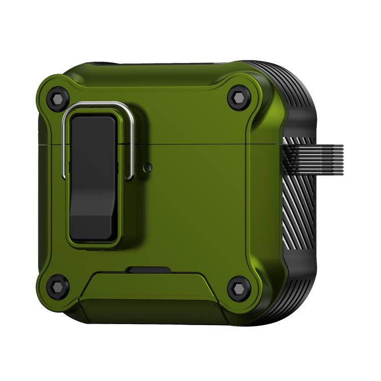 Custodia protettiva per auricolari con chiusura magnetica a scomparsa automatica e supporto integrato., For AirPods Pro 3, For AirPods 4