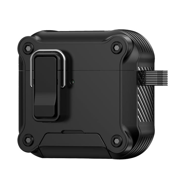 Custodia protettiva per auricolari con chiusura magnetica a scomparsa automatica e supporto integrato., For AirPods Pro 3, For AirPods 4
