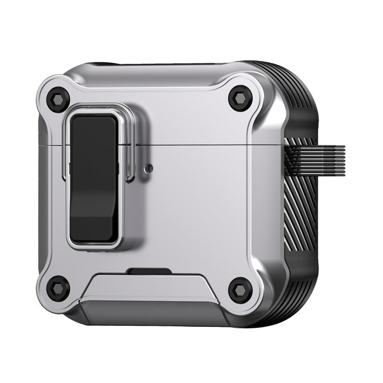 Custodia protettiva per auricolari con chiusura magnetica a scomparsa automatica e supporto integrato., For AirPods Pro 3, For AirPods 4