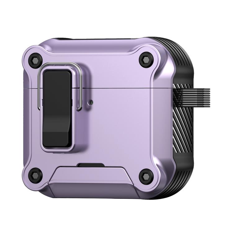 Custodia protettiva per auricolari con chiusura magnetica a scomparsa automatica e supporto integrato., For AirPods Pro 3, For AirPods 4