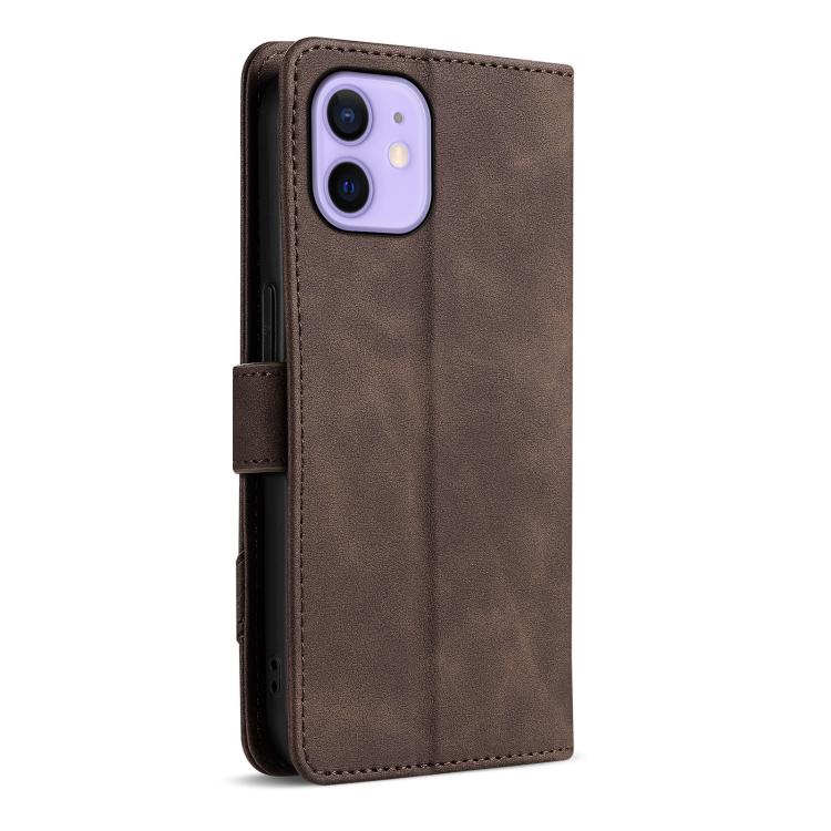 Portafoglio a tre carte AZNS serie A2 con protezione RFID e custodia per telefono in pelle vegana con cinturino., For iPhone 12, For iPhone 12 Pro Max, For iPhone 12 Pro, For iPhone 11 Pro Max