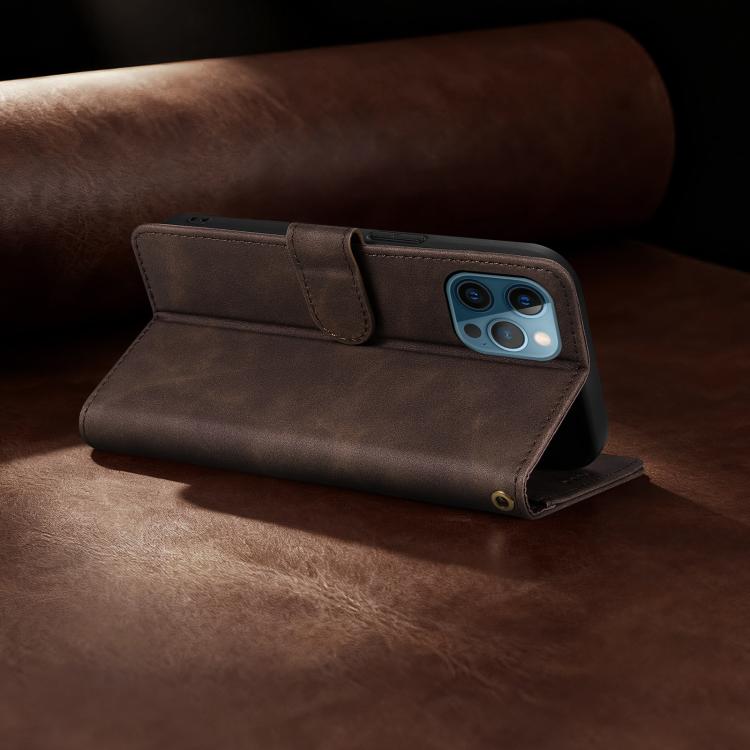 Portafoglio a tre carte AZNS serie A2 con protezione RFID e custodia per telefono in pelle vegana con cinturino., For iPhone 11, For iPhone 11 Pro