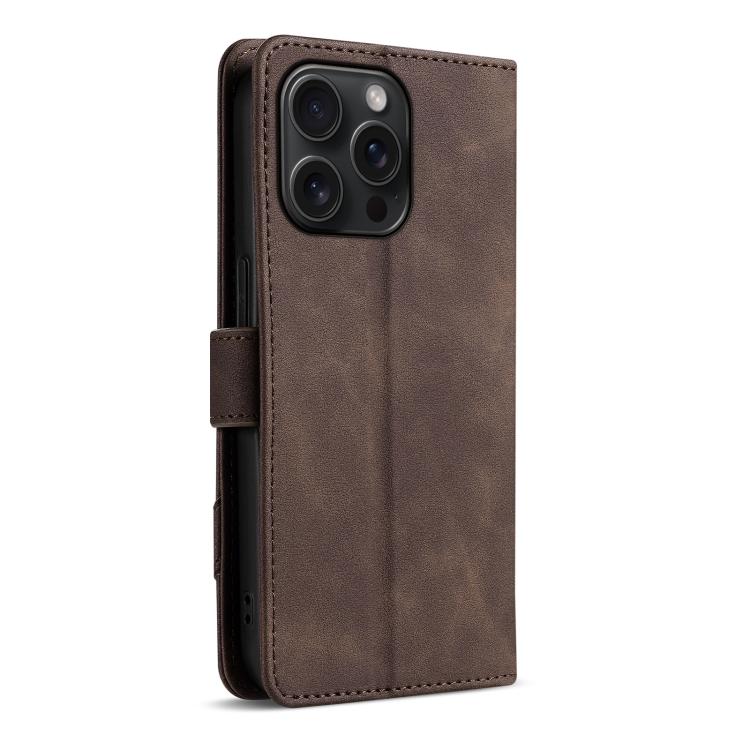 Portafoglio a tre carte AZNS serie A2 con protezione RFID e custodia per telefono in pelle vegana con cinturino., For iPhone 12, For iPhone 12 Pro Max, For iPhone 12 Pro, For iPhone 11 Pro Max