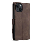 Portafoglio a tre carte AZNS serie A2 con protezione RFID e custodia per telefono in pelle vegana con cinturino., For iPhone 14 Pro Max, For iPhone 13 Pro Max, For iPhone 13 Pro, For iPhone 13