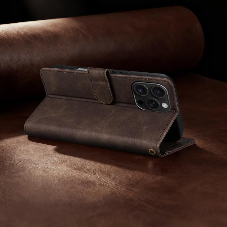 Portafoglio a tre carte AZNS serie A2 con protezione RFID e custodia per telefono in pelle vegana con cinturino., For iPhone 16, For iPhone 15 Pro Max, For iPhone 15 Pro, For iPhone 15 Plus