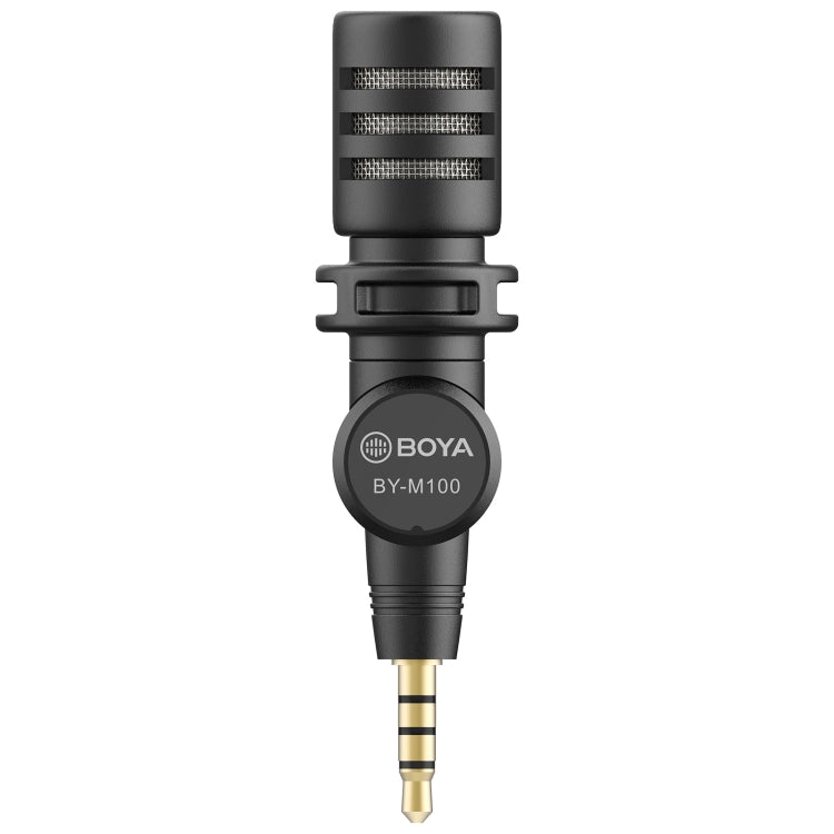 BOYA BY-M110 Mini microfono a condensatore omnidirezionale con interfaccia da 3,5 mm, BY-M110