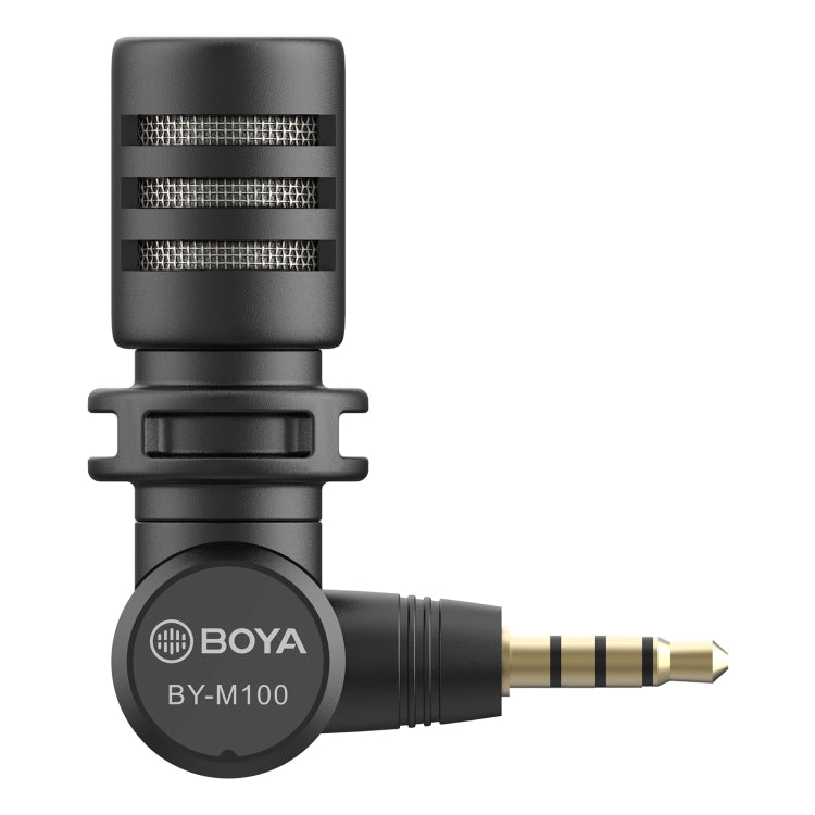 BOYA BY-M110 Mini microfono a condensatore omnidirezionale con interfaccia da 3,5 mm, BY-M110