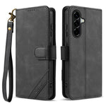 Portafoglio a tre carte AZNS serie A2 con protezione RFID e custodia per telefono in pelle vegana con cinturino., For Samsung Galaxy A36 5G, For Galaxy A16 5G / A16 4G, For Galaxy A15 5G / A15 4G, For Samsung Galaxy A55 5G