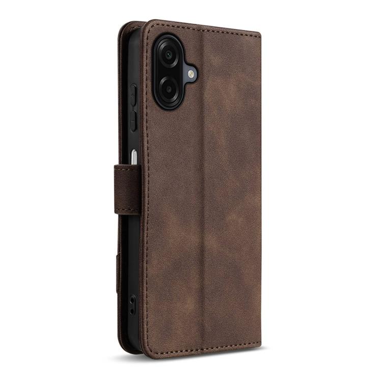 Portafoglio a tre carte AZNS serie A2 con protezione RFID e custodia per telefono in pelle vegana con cinturino., For Galaxy A07 5G / A08 5G, For Galaxy A17 5G / A18 5G, For Samsung Galaxy A57 5G, For Samsung Galaxy A37 5G