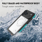 Custodia magnetica impermeabile IP68 per telefono RedPepper serie V., For iPhone 17 Pro Max