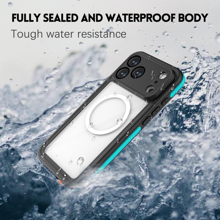 Custodia magnetica impermeabile IP68 per telefono RedPepper serie V., For iPhone 17 Pro Max
