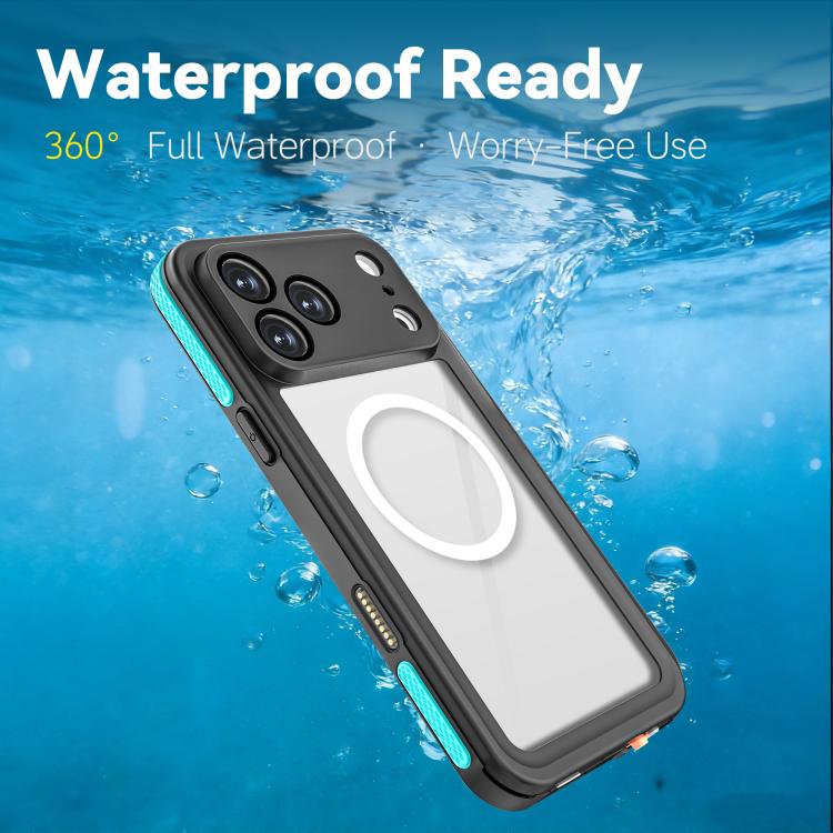 Custodia magnetica impermeabile IP68 per telefono RedPepper serie V., For iPhone 17 Pro Max