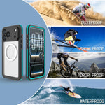 Custodia magnetica impermeabile IP68 per telefono RedPepper serie V., For iPhone 17 Pro Max