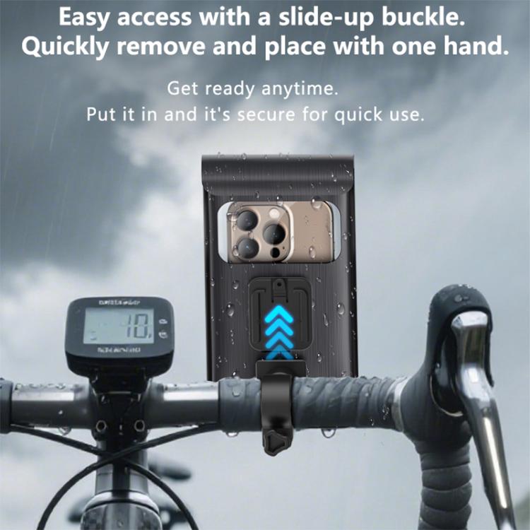 Borsa impermeabile a doppio strato Yesido C333 per bicicletta con supporto per telefono, C333