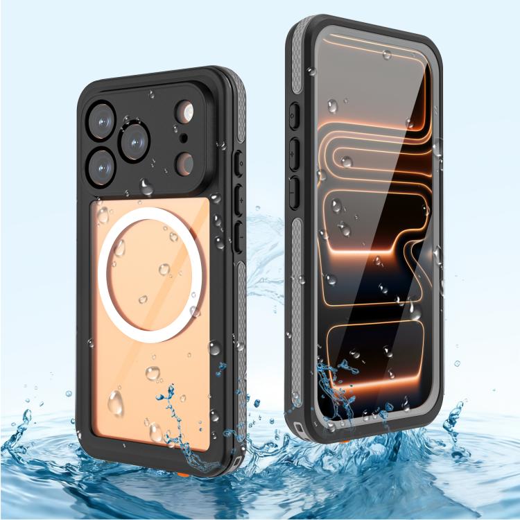Custodia magnetica impermeabile IP68 per telefono RedPepper serie V., For iPhone 17 Pro, For iPhone 17