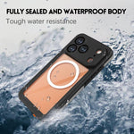 Custodia magnetica impermeabile IP68 per telefono RedPepper serie V., For iPhone 17 Pro, For iPhone 17
