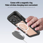 Custodia magnetica impermeabile IP68 per telefono RedPepper serie V., For iPhone 17 Pro, For iPhone 17