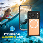 Custodia magnetica impermeabile IP68 per telefono RedPepper serie V., For iPhone 17 Pro, For iPhone 17