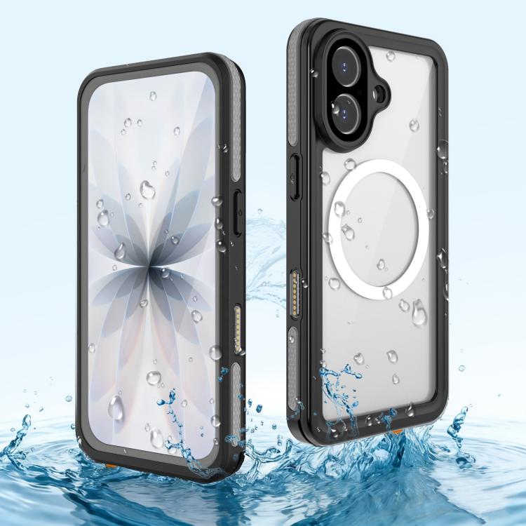 Custodia magnetica impermeabile IP68 per telefono RedPepper serie V., For iPhone 17 Pro, For iPhone 17