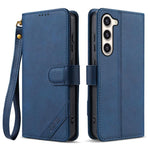 Portafoglio a tre carte AZNS serie A2 con protezione RFID e custodia per telefono in pelle vegana con cinturino., For Samsung Galaxy S23 5G
