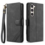 Portafoglio a tre carte AZNS serie A2 con protezione RFID e custodia per telefono in pelle vegana con cinturino., For Samsung Galaxy S24 5G, For Samsung Galaxy S23 FE 5G, For Samsung Galaxy S23 Ultra 5G, For Samsung Galaxy S23+ 5G