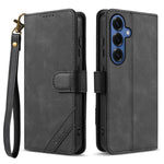 Portafoglio a tre carte AZNS serie A2 con protezione RFID e custodia per telefono in pelle vegana con cinturino., For Galaxy S26 FE 5G, For Samsung Galaxy S26+ 5G, For Samsung Galaxy S26 Ultra 5G, For Samsung Galaxy S26 5G