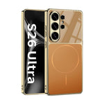 Custodia magnetica per telefono GKK AG Phantom Plating Frame Skin Feel a copertura totale, For Samsung Galaxy S26 Ultra 5G
