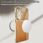 Custodia magnetica per telefono GKK AG Phantom Plating Frame Skin Feel a copertura totale, For Samsung Galaxy S26 Ultra 5G